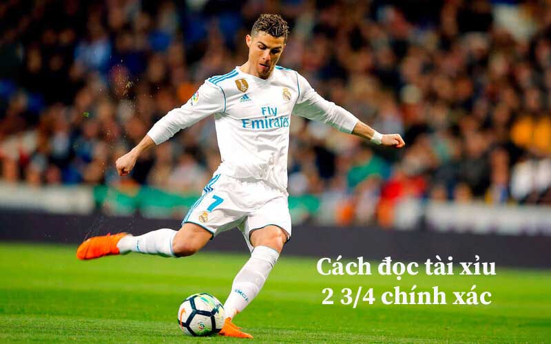 Cách đọc kèo tài xỉu cược chấp 2 3/4 chính xác nhất